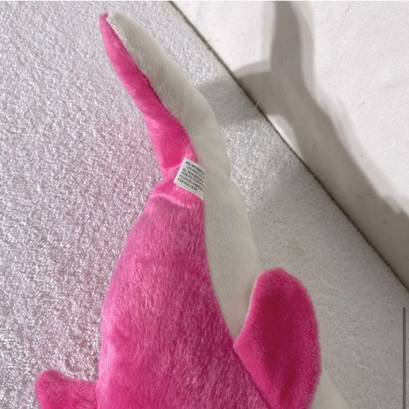 5/$25 Pink White Plush Dolphin Stuffed Animal - Picture 7 of 12